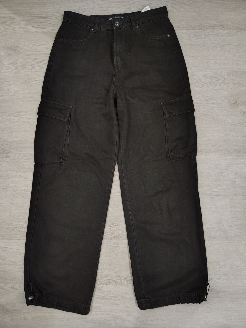 Cropp black denim. Size 36 S.
